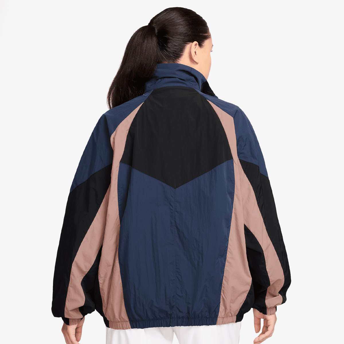 Nike Sportswear Street Oversized Track Jacket Women Trainingspakken blauw Maat XS Kleding