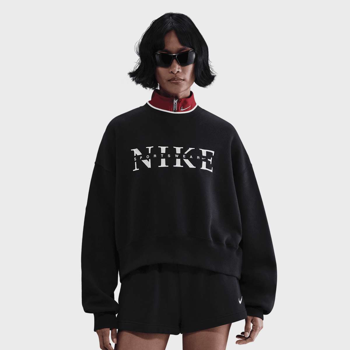 Nike, Sportswear Phoenix Fleece Crew GLS, light pink