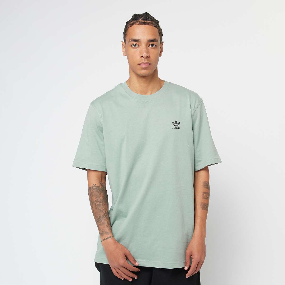 adidas Originals 3D Trefoil T-Shirt Men T-Shirts & Polo's groen Maat S Kleding