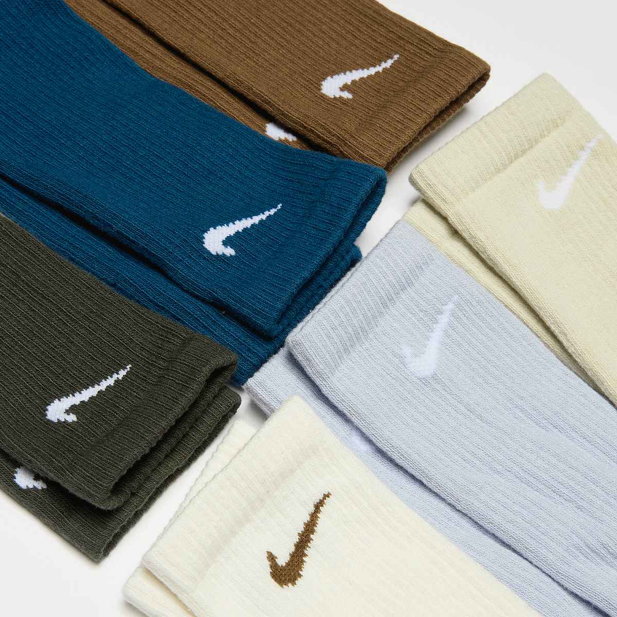 Nike 6 PACK Everyday Plus Cushion Crew Unisex Sokken multicolor Maat 38-42 Kleding