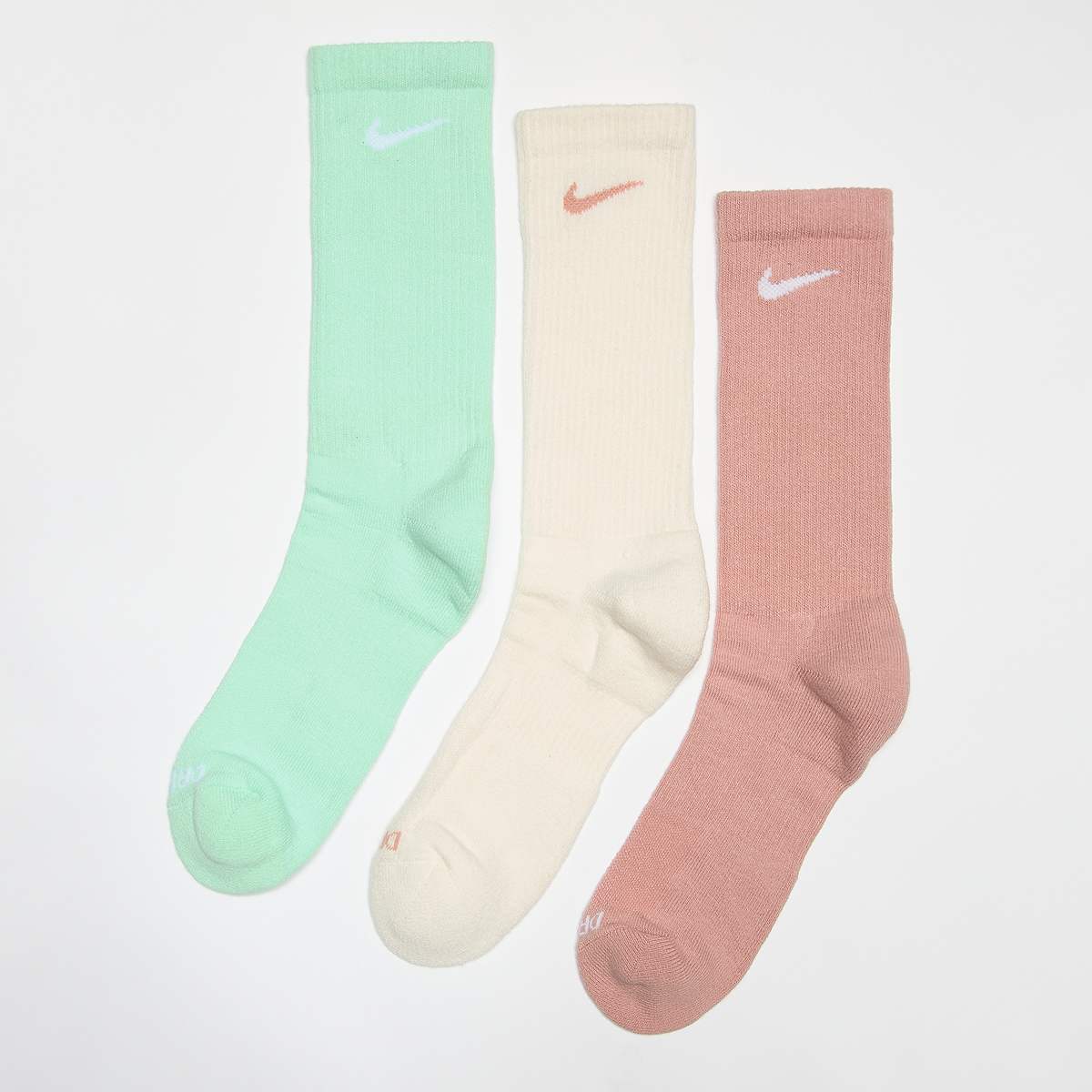 Nike, 3 PACK - Everyday Plus Cushion Crew, multi-colour