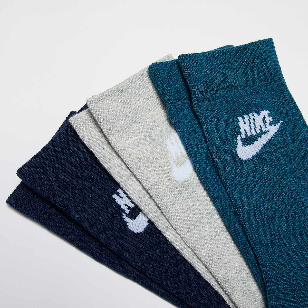 Nike 3 PACK Sportswear Everyday Essential Unisex Sokken multicolor Maat 34-38 Kleding