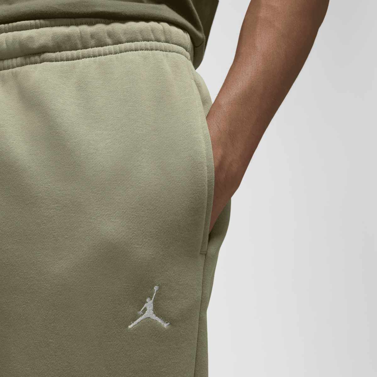 Jordan Brooklyn Fleece Pants Men Trainingsbroeken groen Maat S Kleding