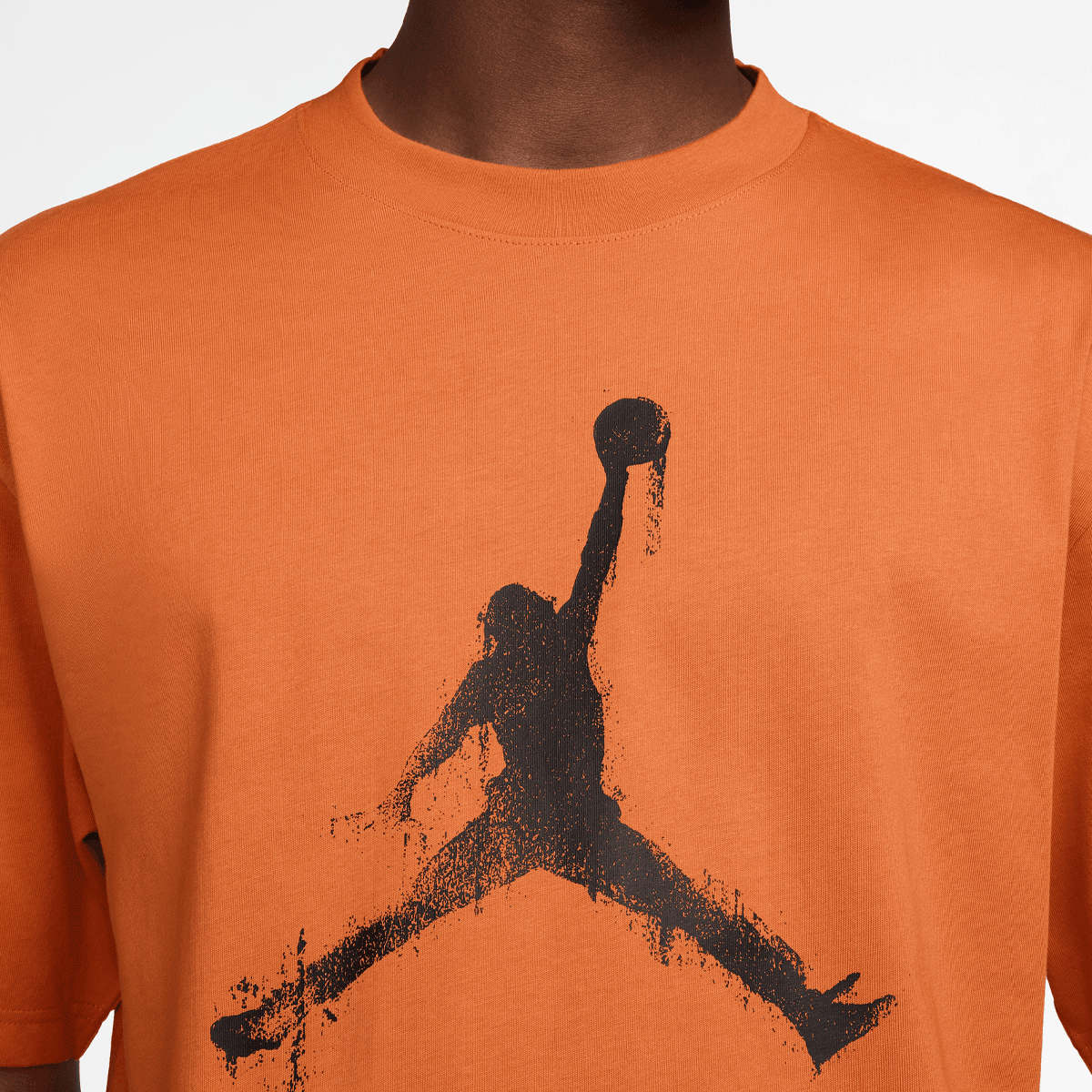 Jordan Brooklyn men T-Shirts & Polo's oranje Maat L Kleding