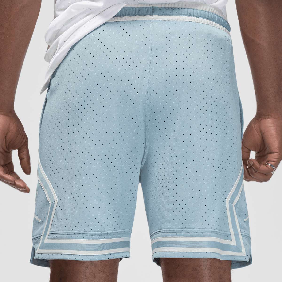 Jordan Sportaviator grey light silver light silver men Sportshorts blauw Maat XL Kleding