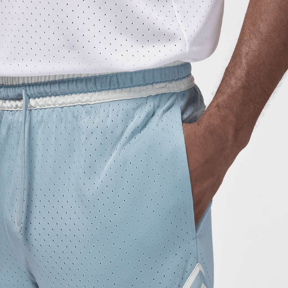 Jordan Sportaviator grey light silver light silver men Sportshorts blauw Maat XL Kleding