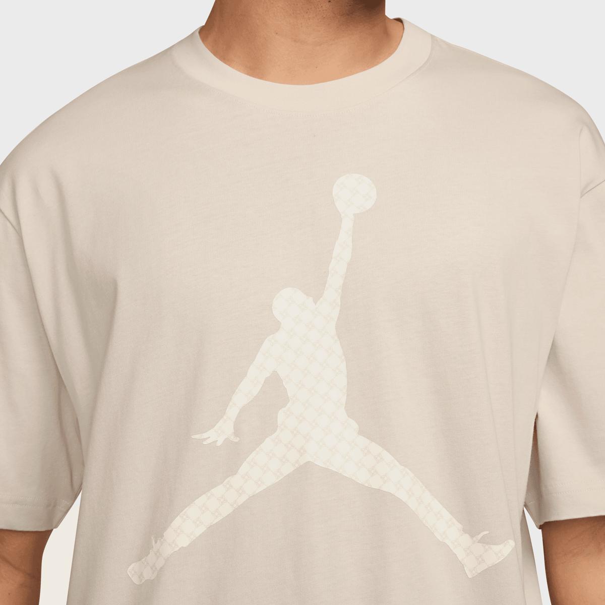 Jordan Brooklyn T-Shirt men T-Shirts & Polo's beige Maat S Kleding