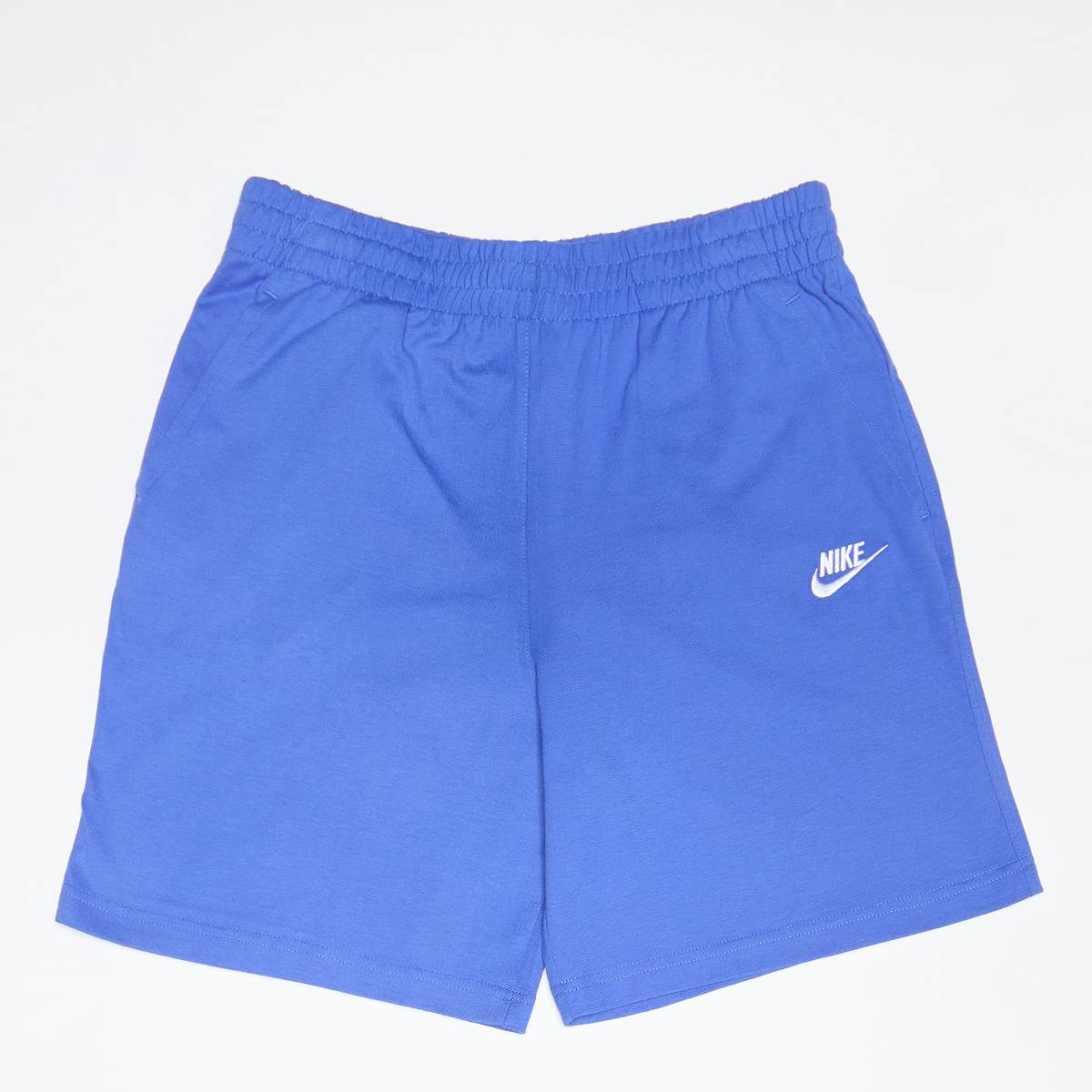 Nike K NSW CLUB KNIT SHORT 6IN LBR comet blue comet blue white unisex Sport shorts blauw Kleding