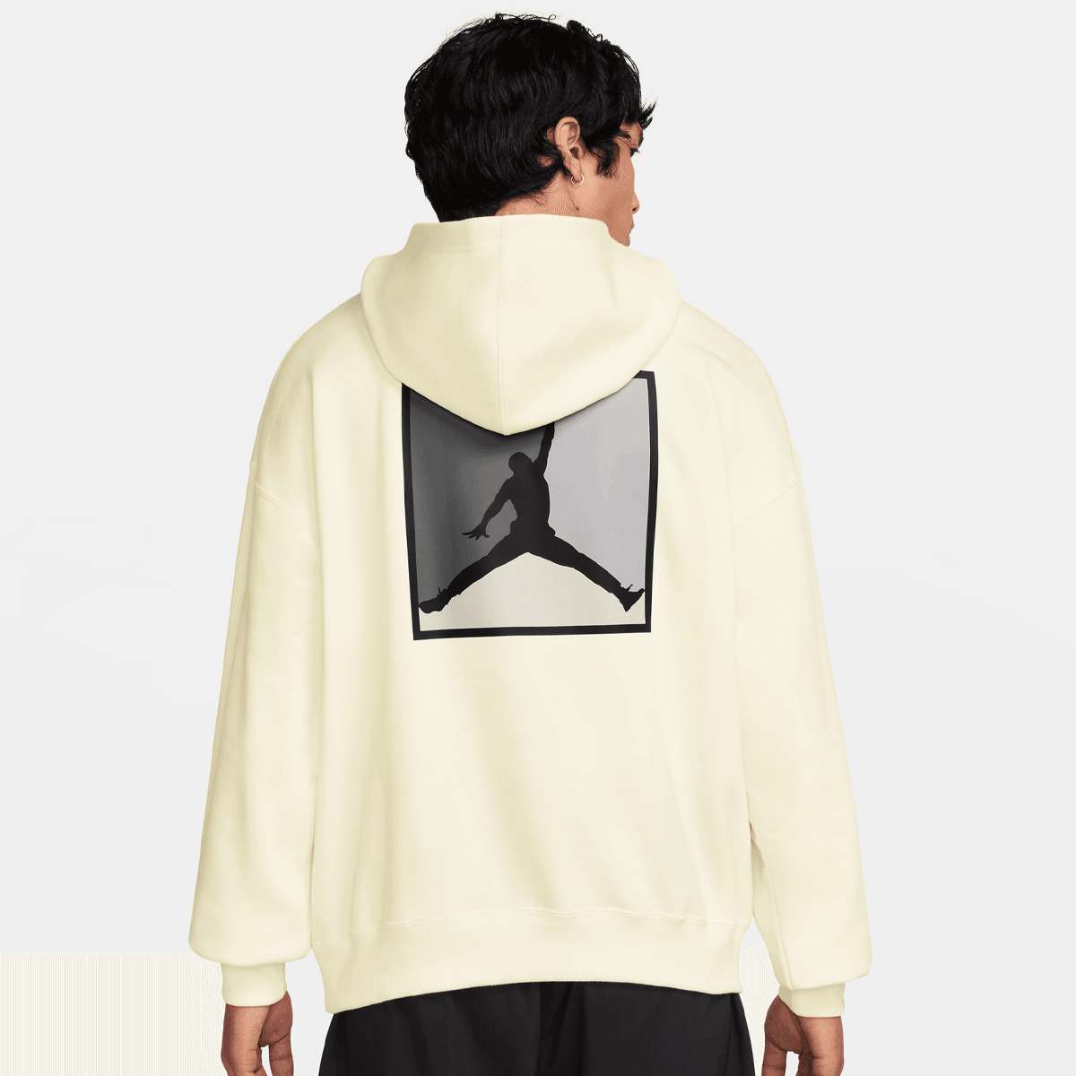 Jordan, Brooklyn Graphic Pullover Hoodie, grey