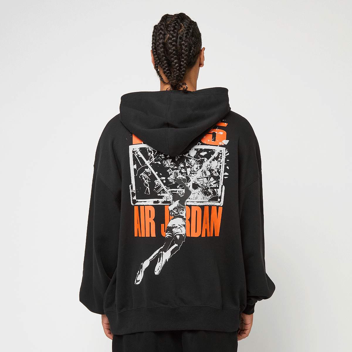 Jordan Brooklyn men Hoodies & Sweaters zwart Maat S Kleding
