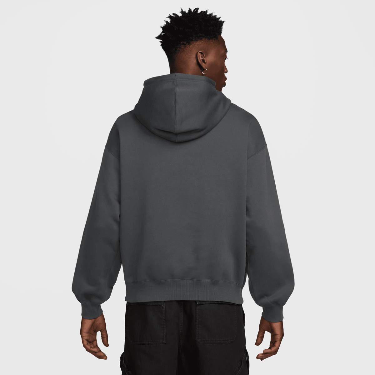 Jordan Brooklyn Fleece Oversize Hoodie Men Hoodies & Sweaters grijs Maat S Kleding