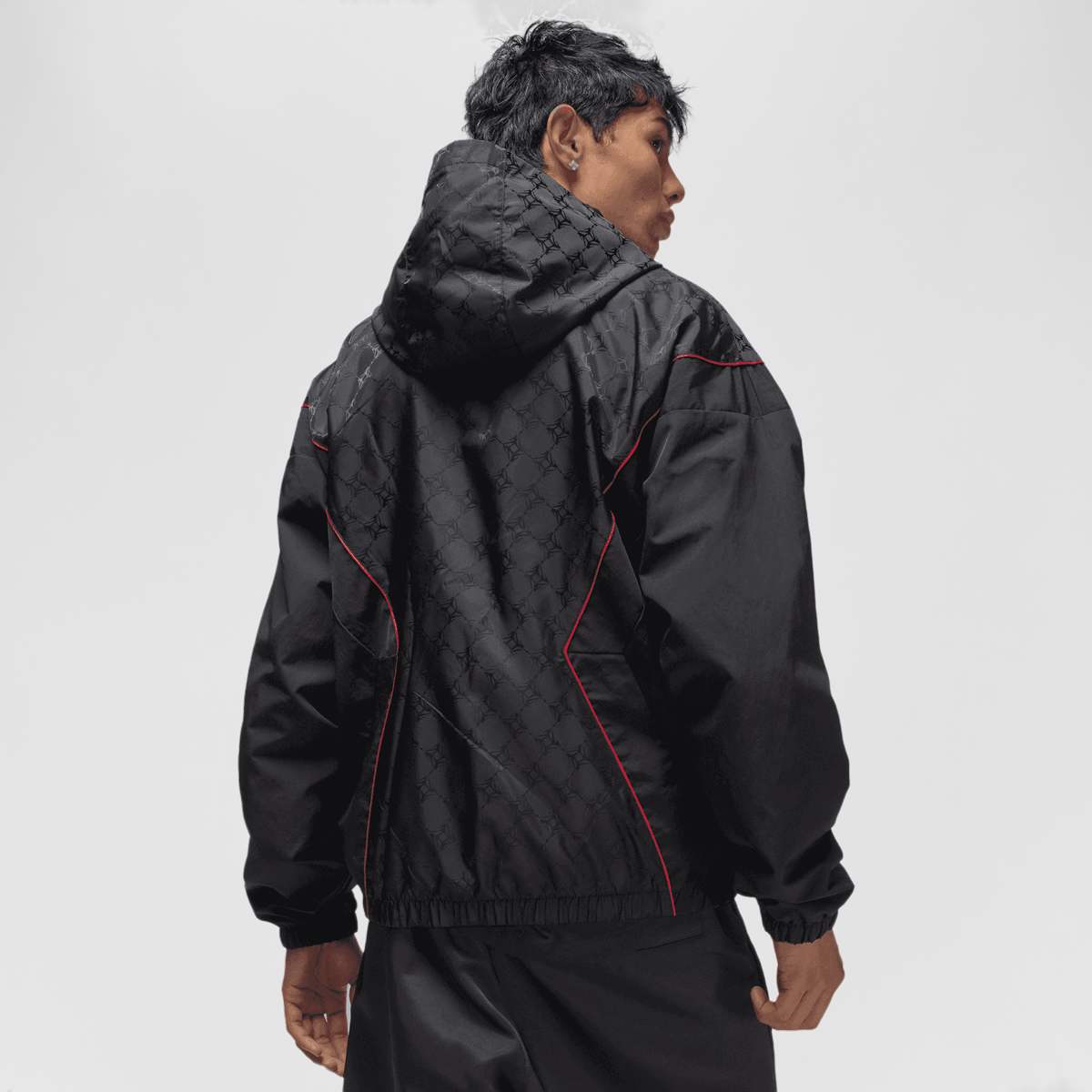 Jordan Brooklyn Jacket men Windbreakers zwart Maat M Kleding