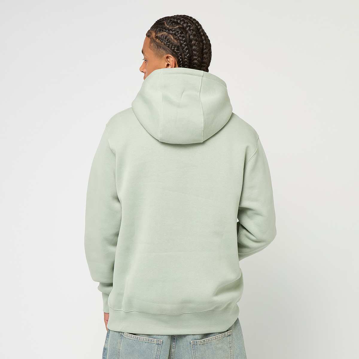 Nike Club Fleece Hoodie men Hoodies & Sweaters groen Maat M Kleding