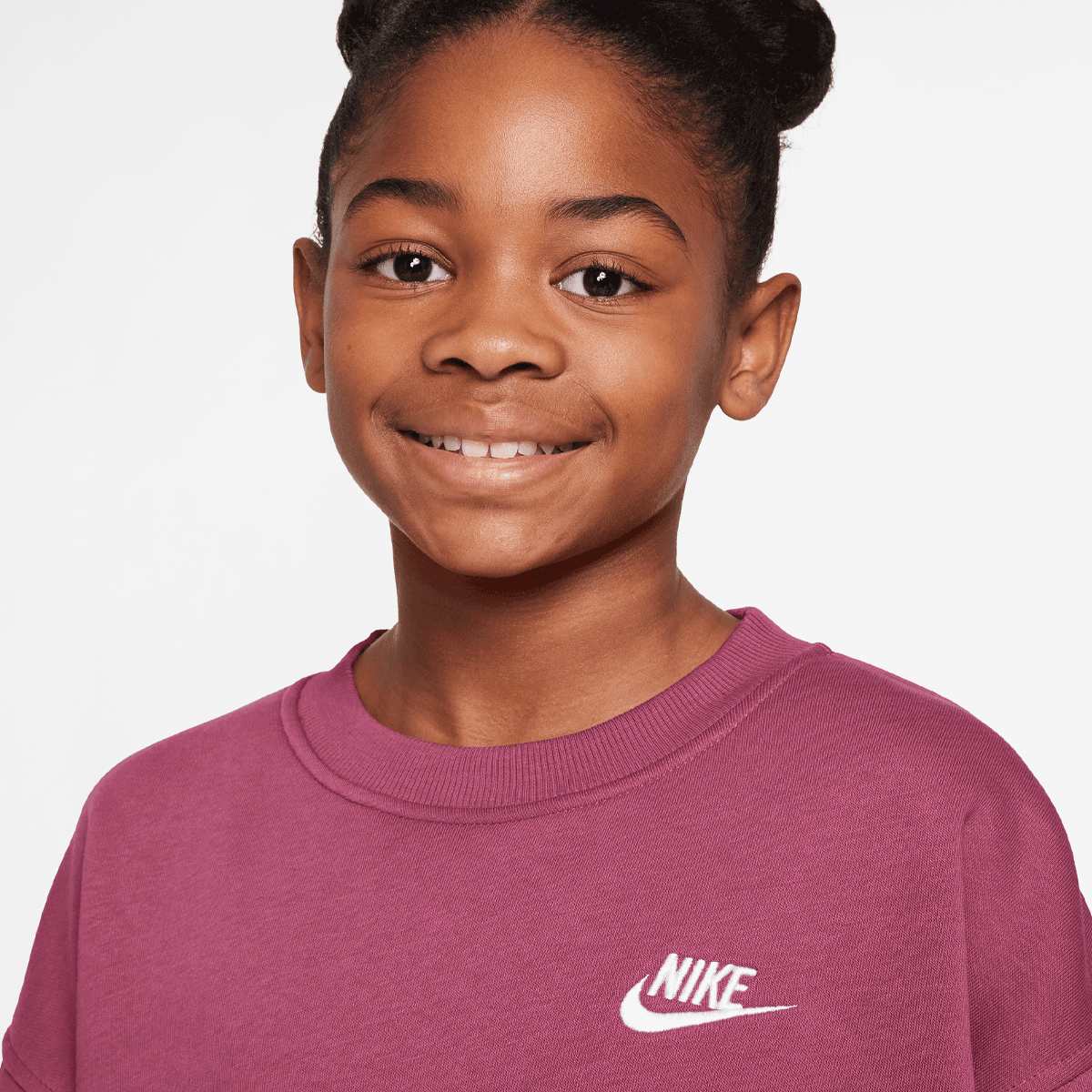 Nike Sportswear Club Fleece Oversized Crew unisex Hoodies & Sweaters rood Kleding