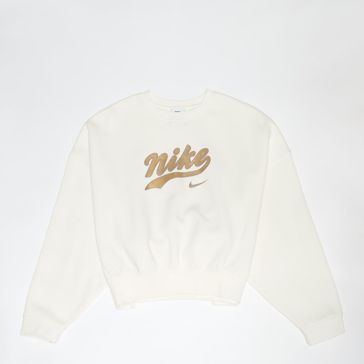 Nike, Sportswear Trend Fleece Crop Crew, beige