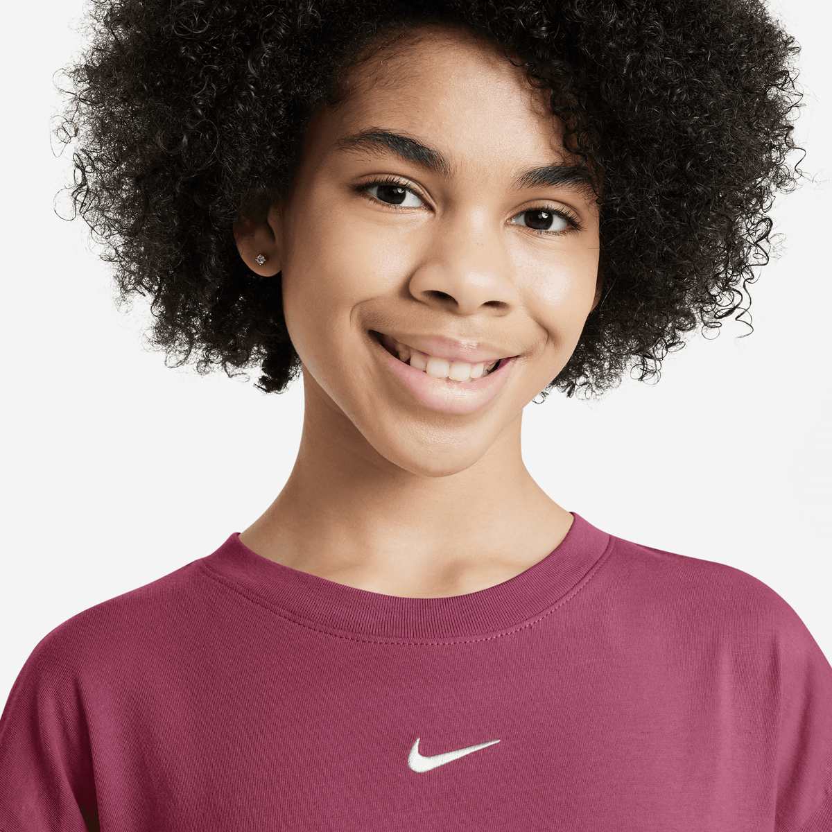 Nike Sportswear Tee Boxy Essential Low Brand Read Unisex T-Shirts rood Kleding