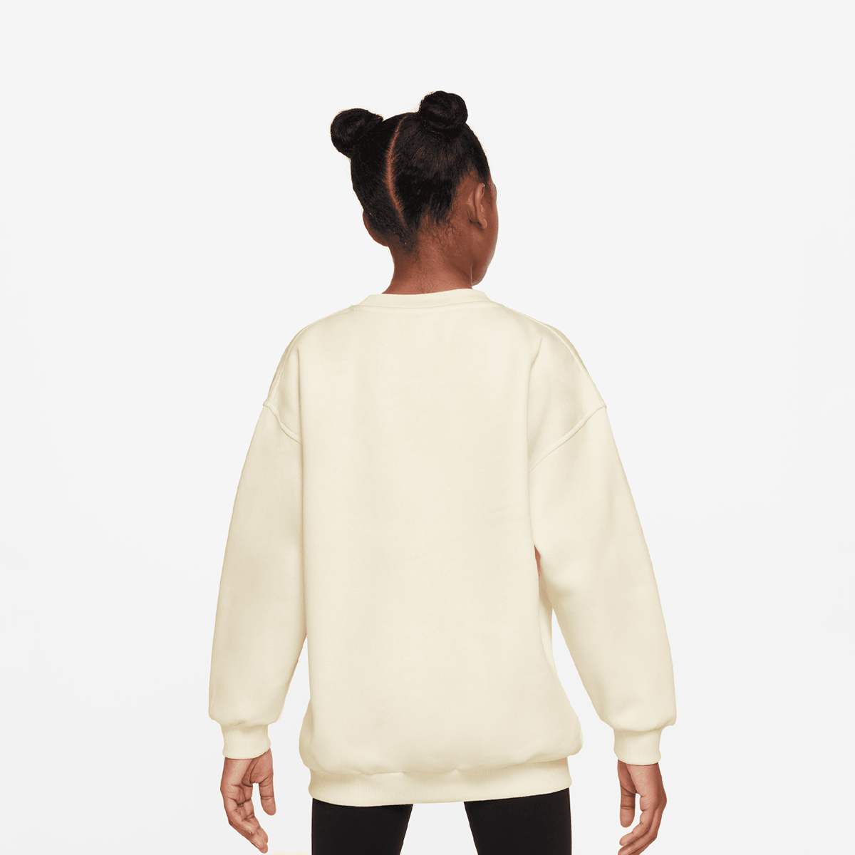 Nike Sportswear Club Fleece Oversized Crew Unisex Hoodies & Sweaters beige Kleding