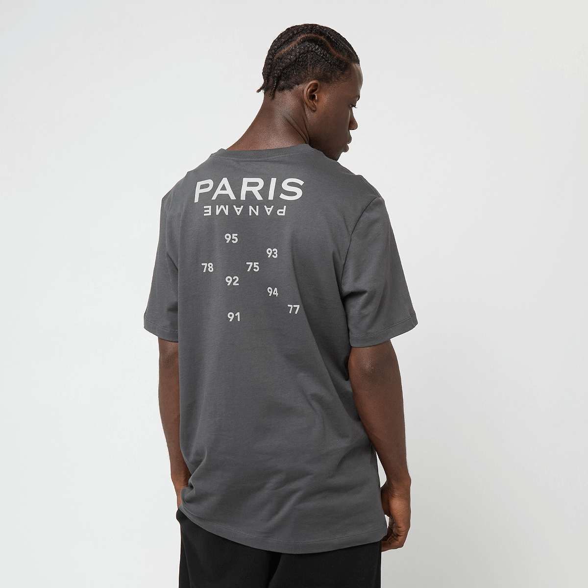 Nike PSG Paname Tee men T-Shirts & Polo's grijs Maat S Kleding