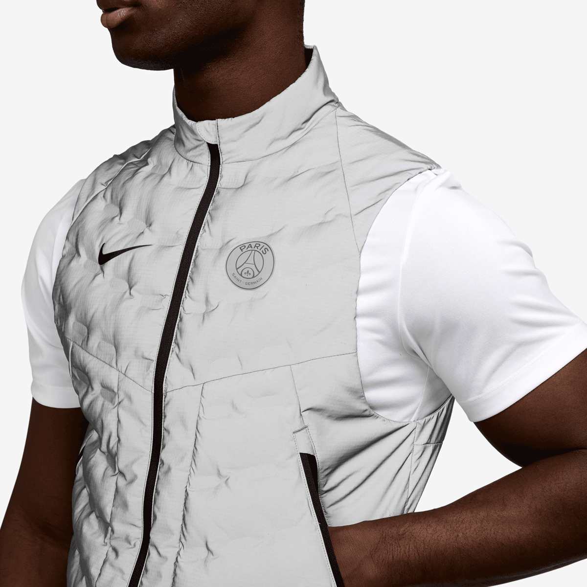 Nike PSG Therma-Fit ADV Running Division Vest GXTA Men Bodywarmers Undefined Color Maat M Kleding