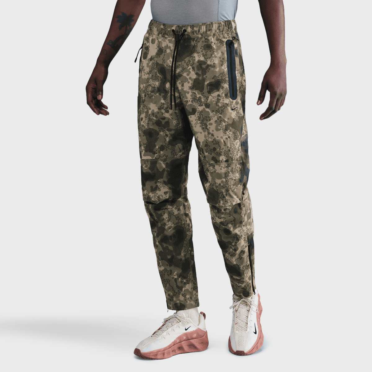 Nike, Tech Dri-FIT Woven Camo Tapered Pants, camouflage