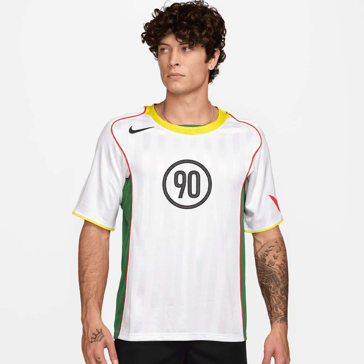Selected, Nike, Dri-Fit T90 Energy Jersey 6, white
