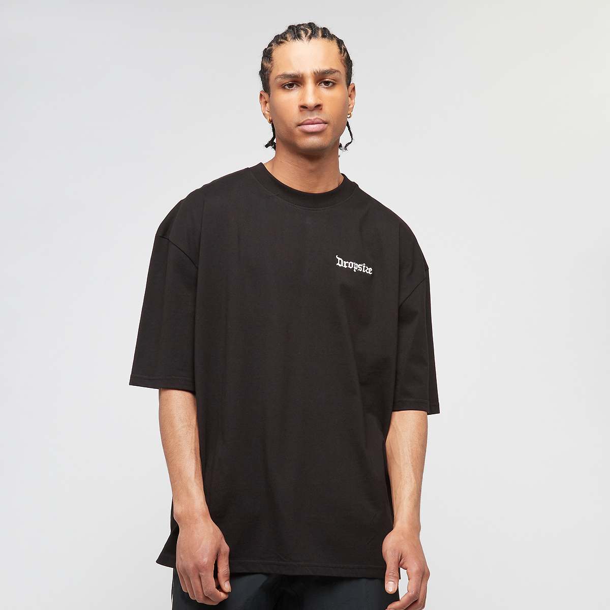 DropSize Heavy Oversized Butterflies Paradise T-Shirt men T-Shirts & Polo's zwart Maat S Kleding