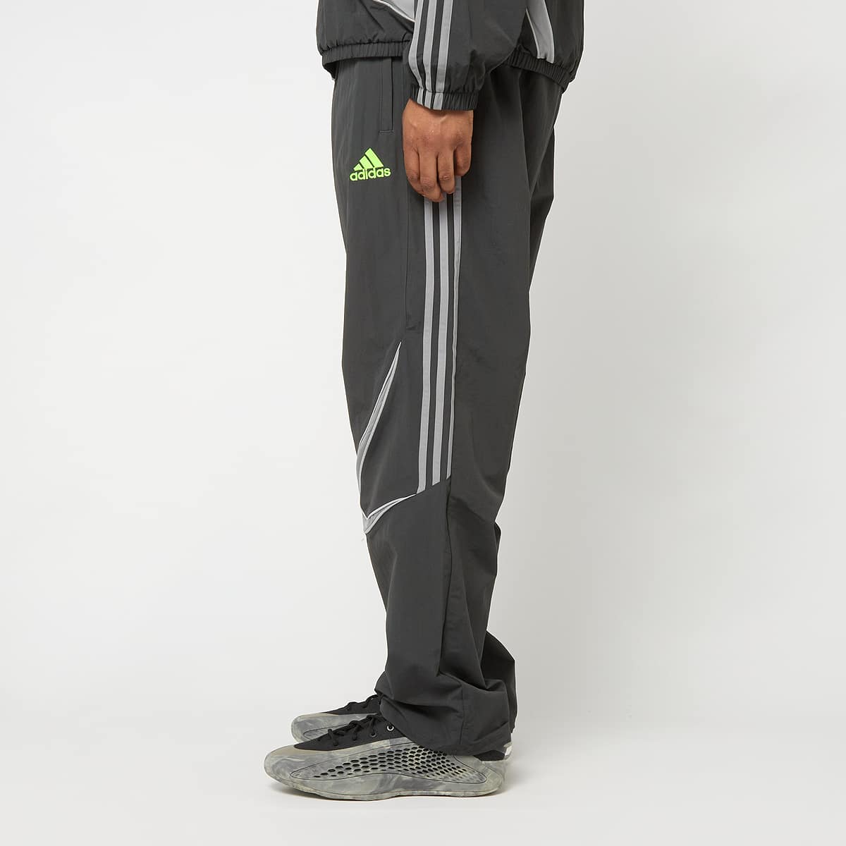 adidas Originals Teamgeist Trackpants Men Trainingsbroeken grijs Maat L Kleding