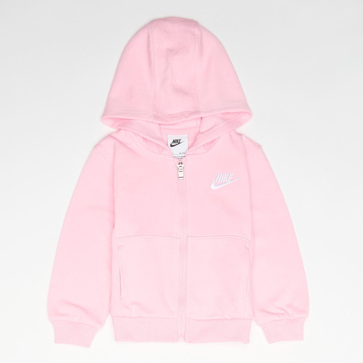 Nike NKN LBR FT FZ CLUB SET medium soft pink Unisex Baby Rompers & Sets lichtroze M Kleding