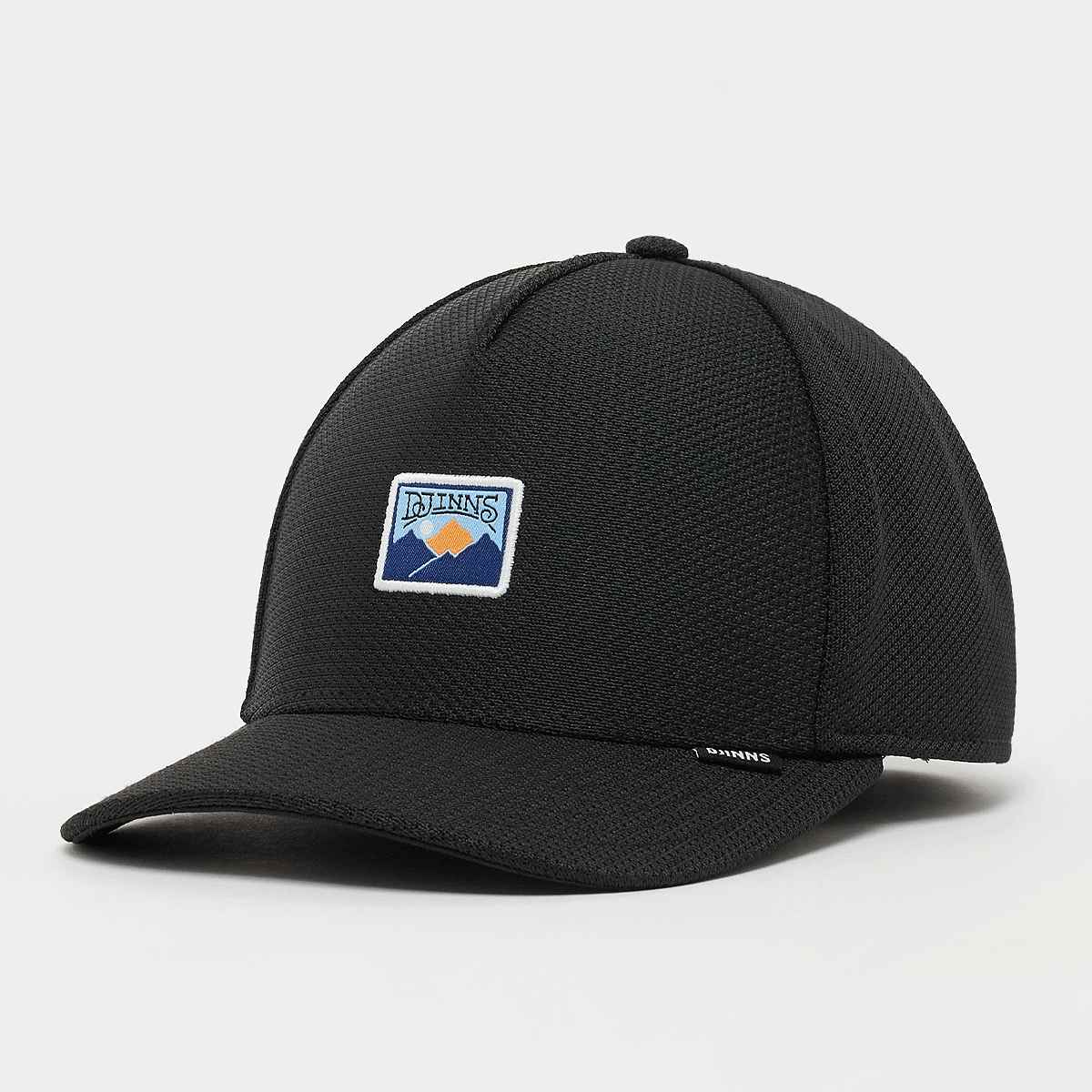 DJINNS, New HFT Cap Perfo Mountain, black