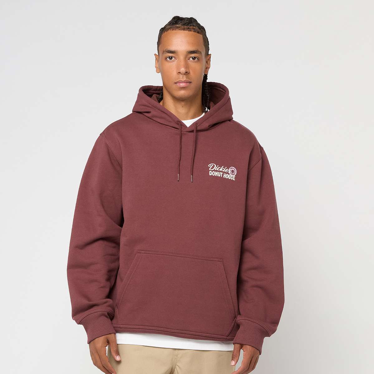 Dickies Donut House Hoodie Men Hoodies & Sweaters rood Maat S Kleding