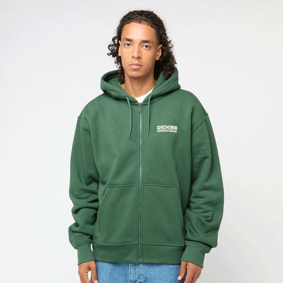 Dickies Bolivar Full-Zip Hoodie men Hoodies & Sweaters groen Maat S Kleding