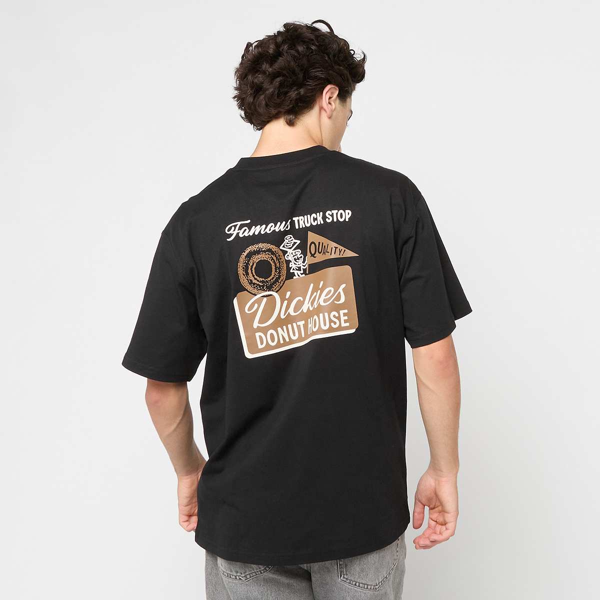 Unselected, Dickies, Donut House Short Sleeve Tee, black