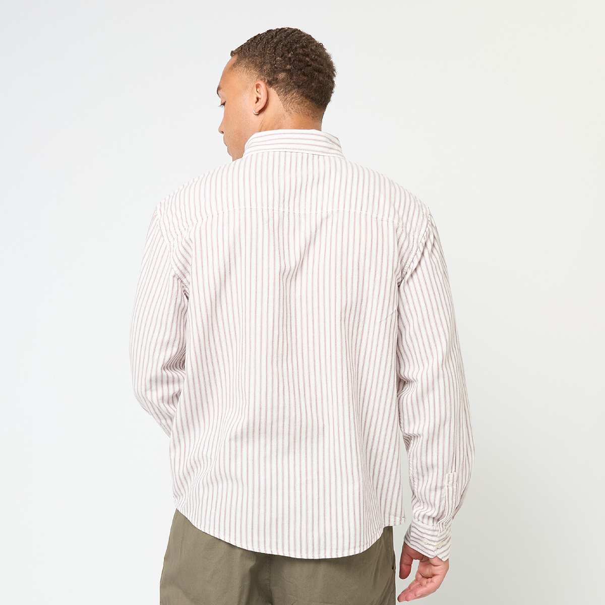 Dickies Gallatin Shirt Longsleeve men Overhemden rood Maat S Kleding
