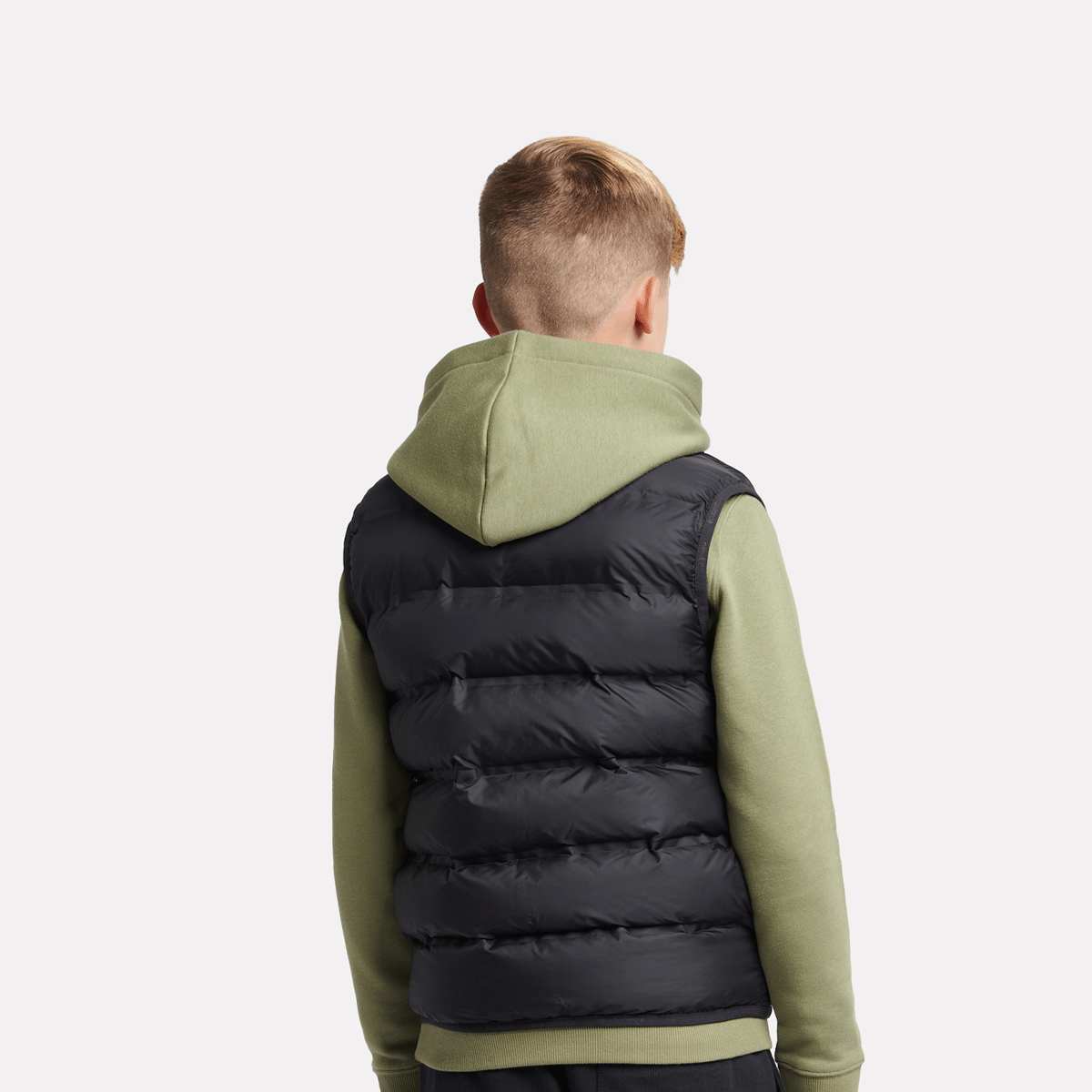 New Balance Bond Quilted Gilet Unisex Bodywarmers zwart Kleding