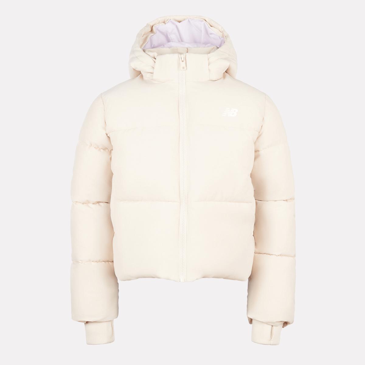 New Balance, Wide Baffle Puffer Coat, beige