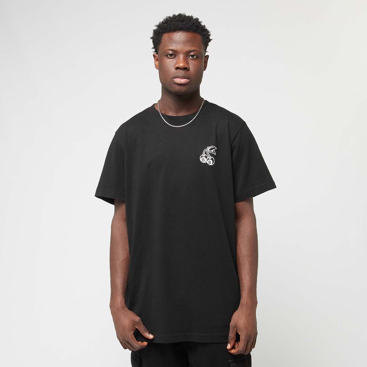 mister tee 8Ball Cherry men T-Shirts & Polo's zwart Maat XS Kleding