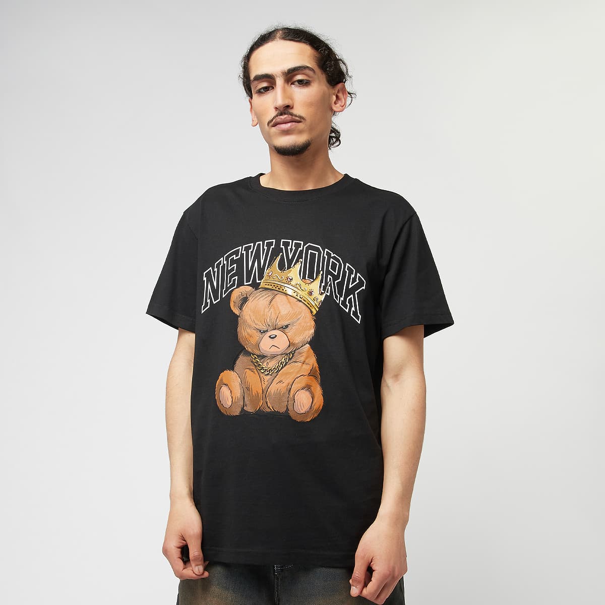 Mister Tee, NY Crowned Bear Tee, black