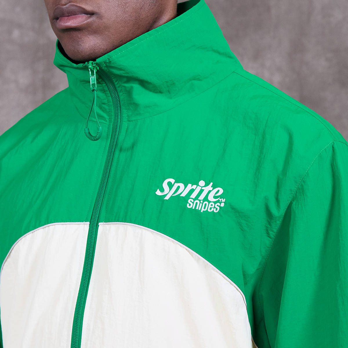 Sprite x SNIPES Colorblock Track Jacket Men Trainingspakken groen Maat M Kleding