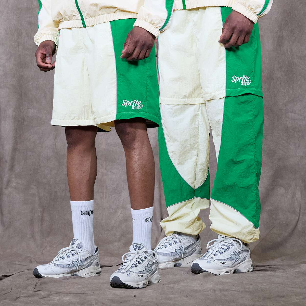 Sprite x SNIPES, Zip Off Colorblock Track Pants, green
