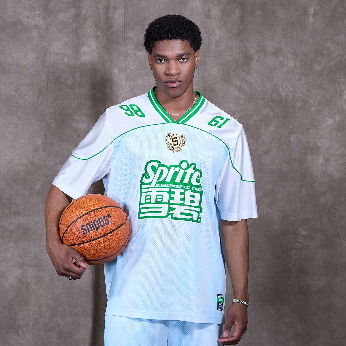 Sprite x SNIPES, Flame Football Jersey, blue