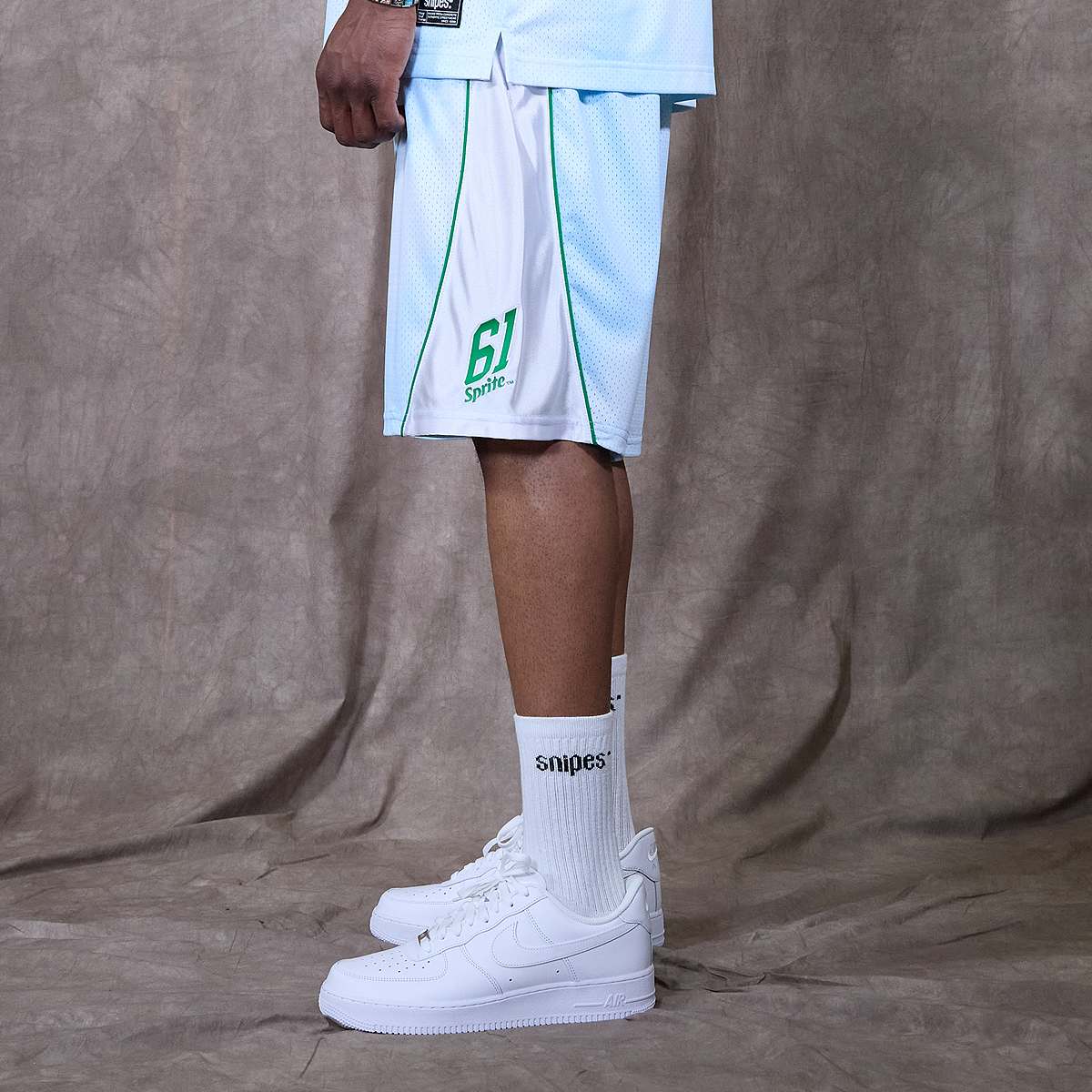 Sprite x SNIPES Flame Mesh Shorts men Sportshorts blauw Maat S Kleding