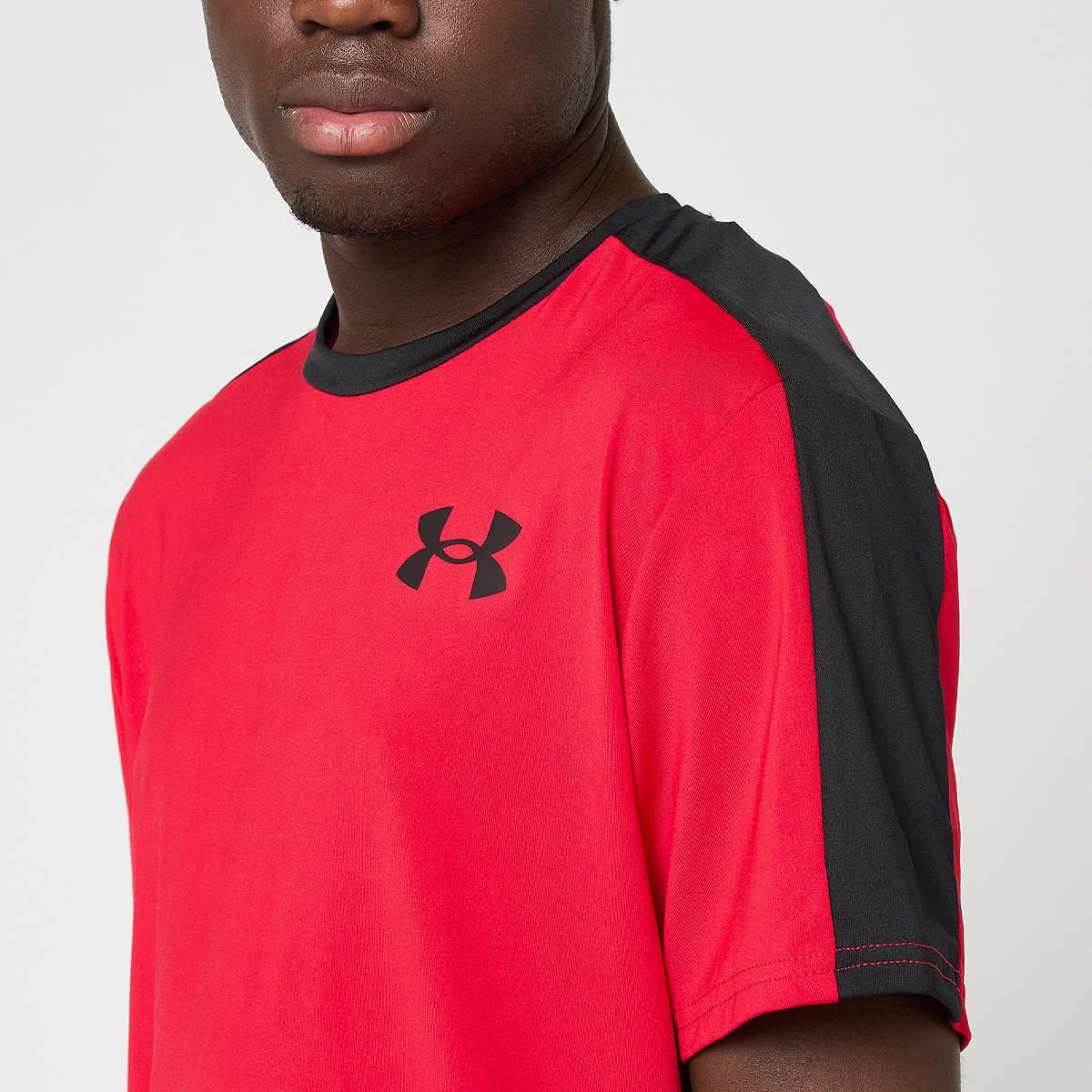 Under Armour Heatgear Wordmark Short Sleeve Tee Men T-Shirts & Polo's rood Maat S Kleding