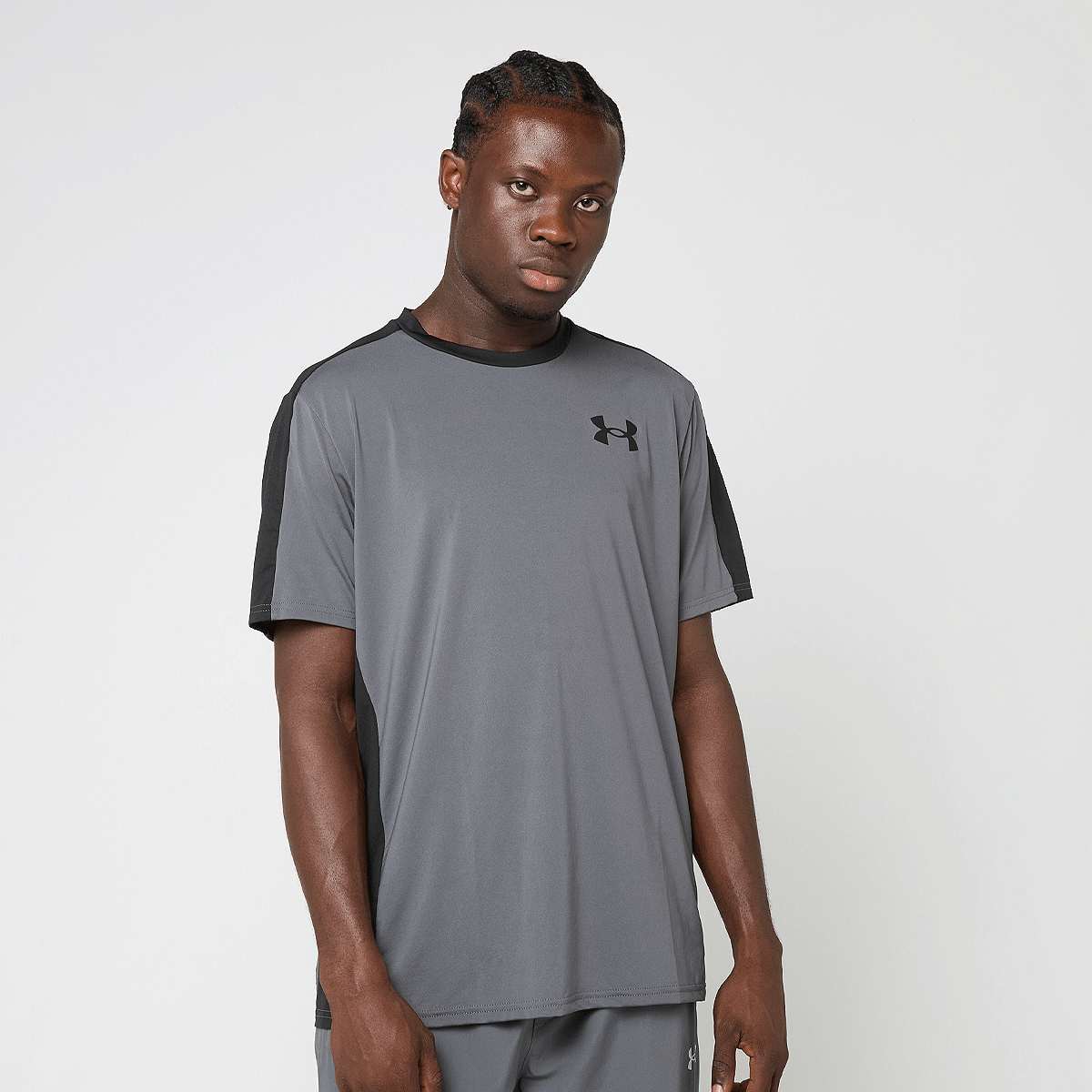 Under Armour, HG Wordmark Shortsleeve, grey