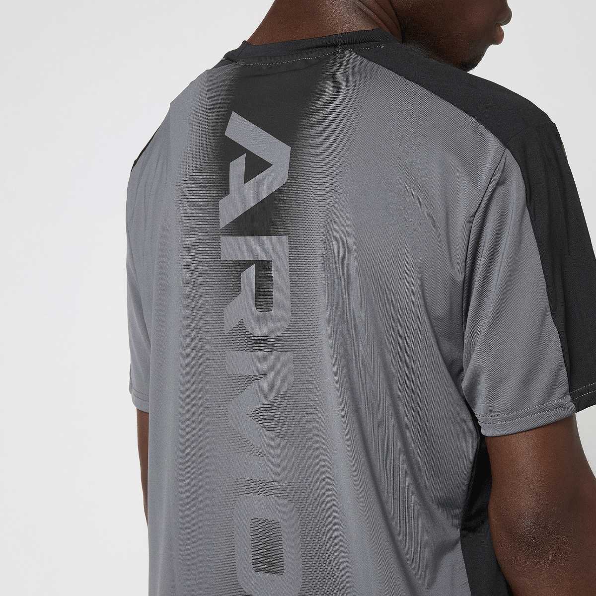 Under Armour HG Wordmark Shortsleeve Men T-Shirts & Polo's grijs Maat S Kleding