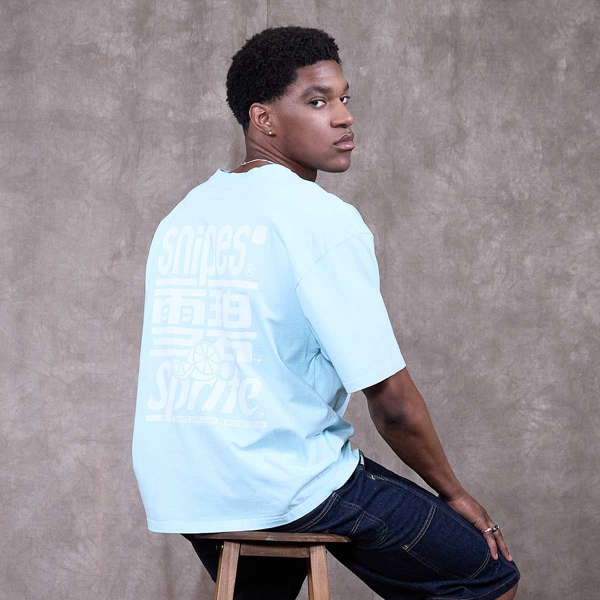Sprite x SNIPES, Lingual Oversized T-Shirt, blue