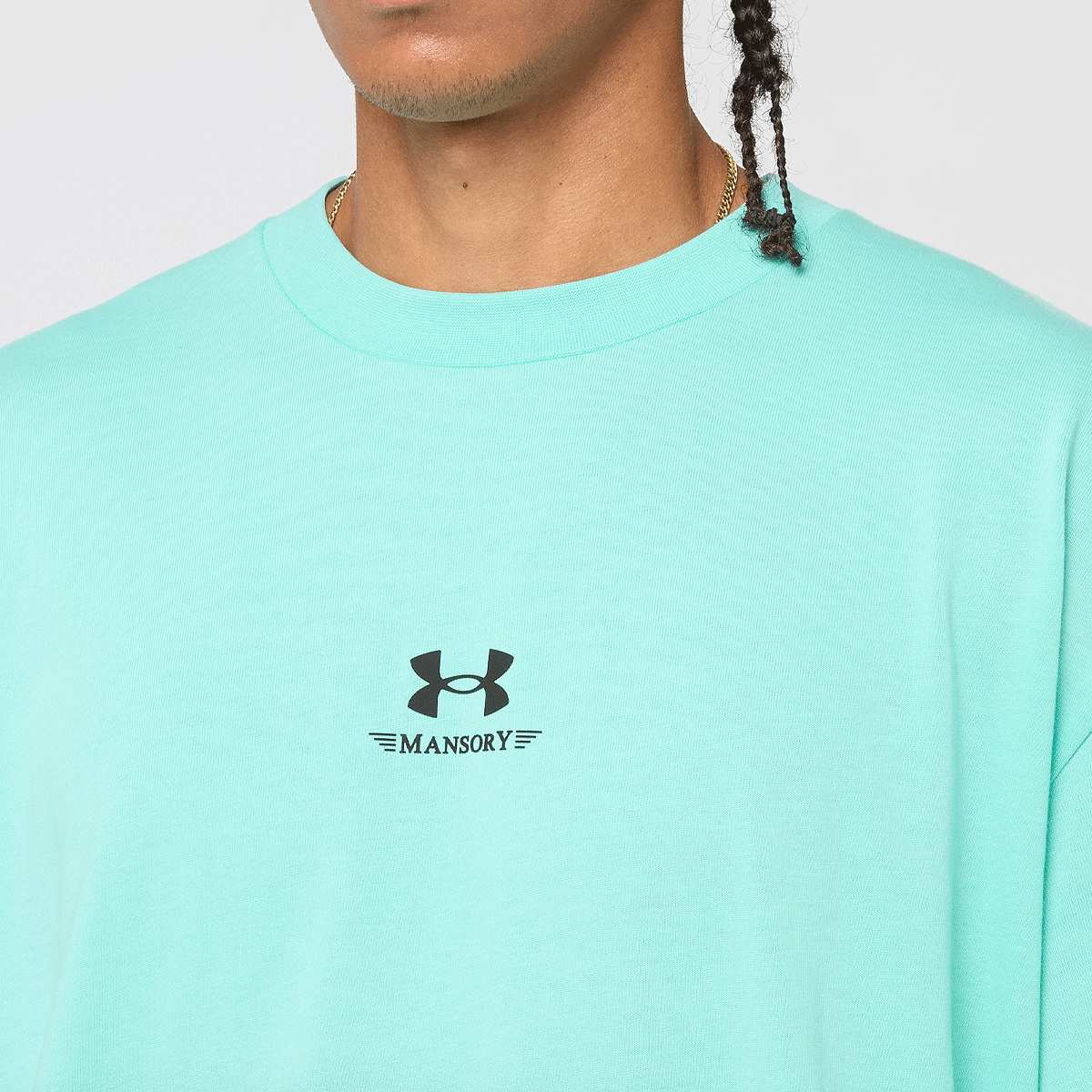Under Armour UA x Mansory Fade Shortsleeve Men T-Shirts & Polo's turkoois Maat S Kleding
