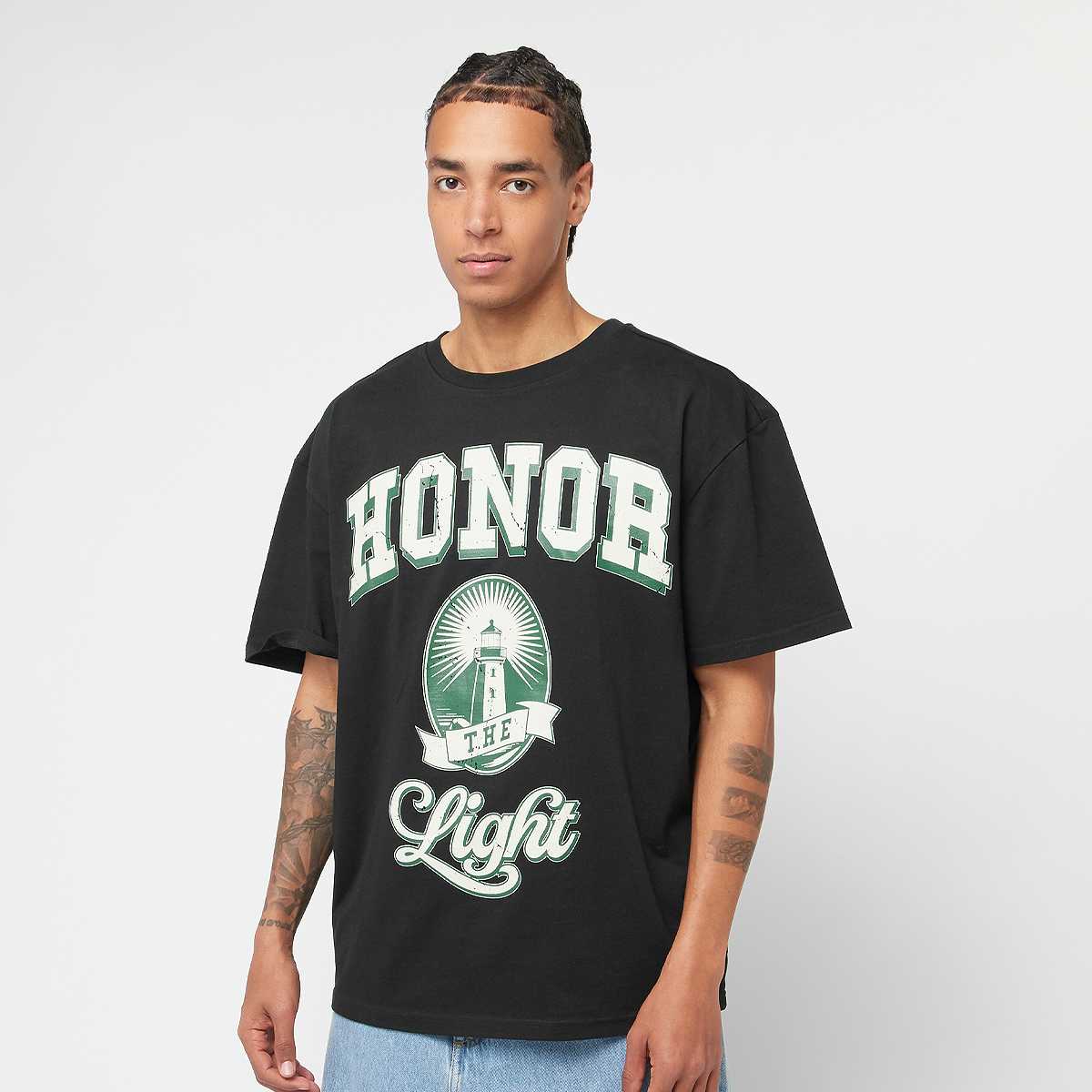 Mister Tee, Honor The Light Oversize Tee, black
