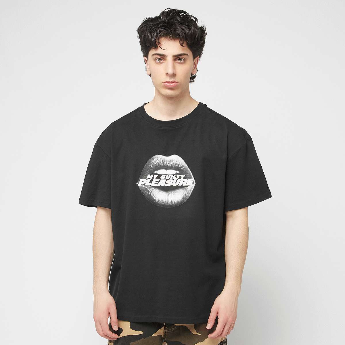 Mister Tee, Off My Lips Oversize Tee, black