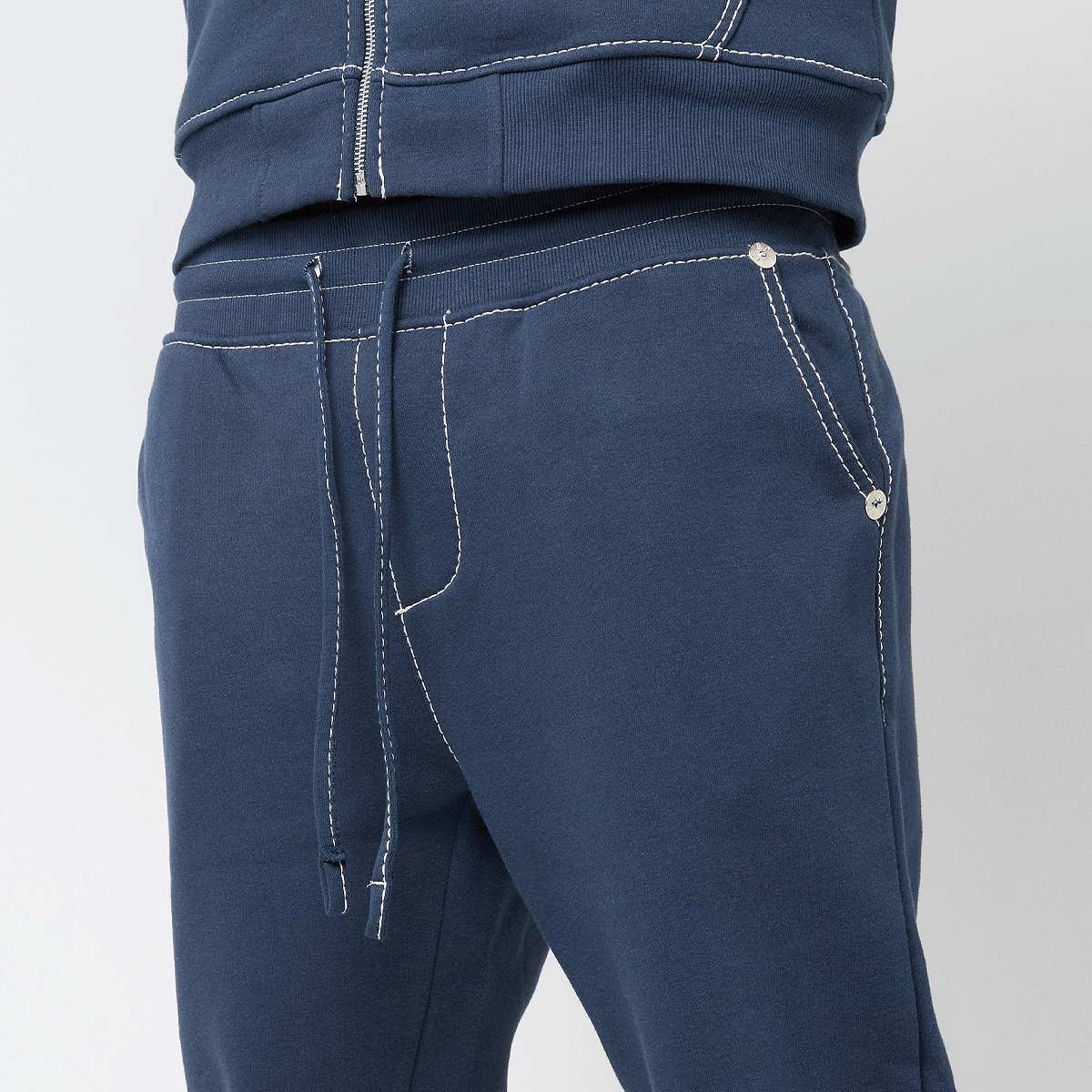 True Religion Big T Jogger Men Trainingsbroeken blauw Maat S Kleding