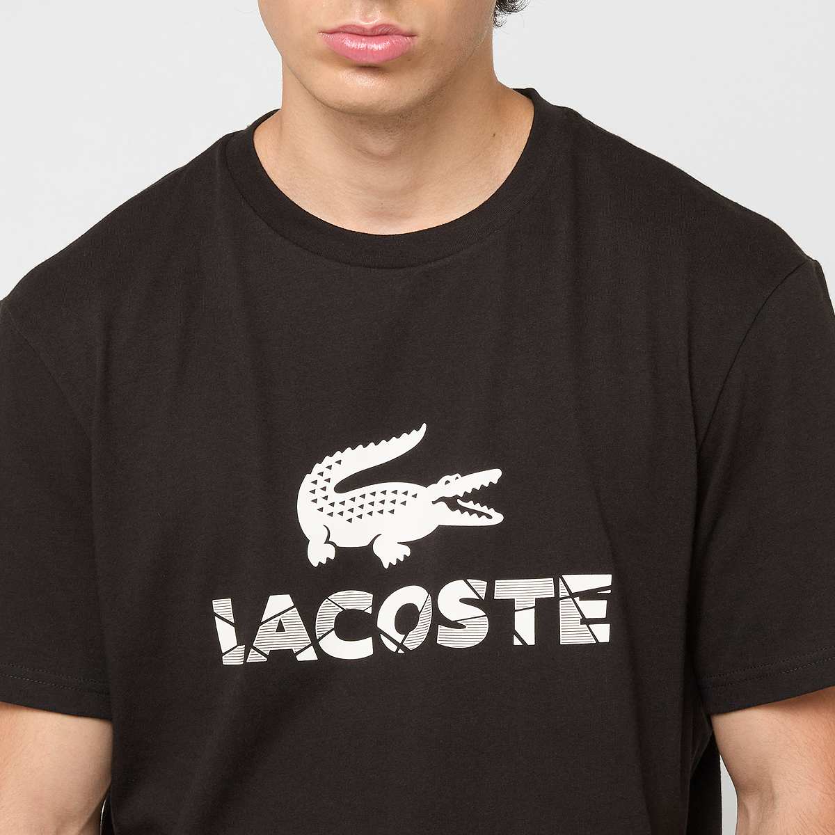 Lacoste T-Shirt Men T-Shirts & Polo's zwart Maat S Kleding